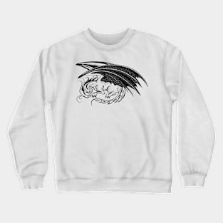 Stylized Dragon Crewneck Sweatshirt